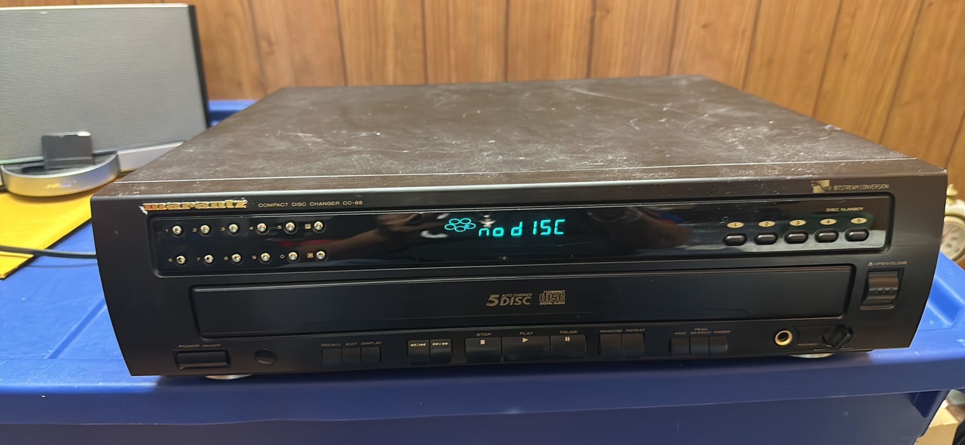 Marantz CC-65 Compact 5 Disc Changer Works Great