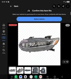 Honda accord headlight