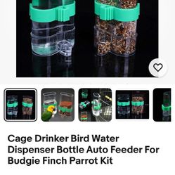 Comederos Y Vevederos Para Pajaros Estan Nuevo No Los Use 