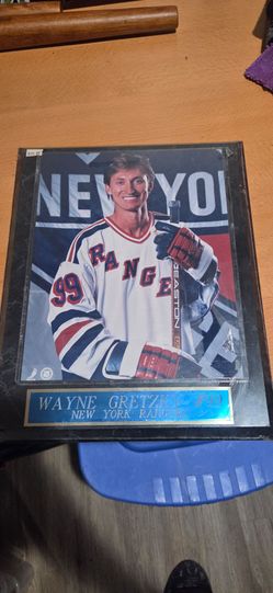 Wayne Gretzky #99 New York Rangers Photo Plaque