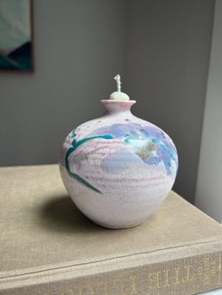 Handcrafted Oil Lamp ( H4” D4” ) firm on price