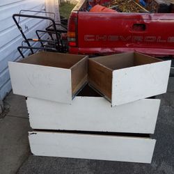 Wooden drawers. 20
