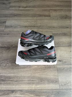 SALOMON XT-6 JJJJOUND “BLACK FIERY RED”