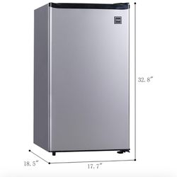 RCA RFR322 3.2 Cubic Feet Mini Refrigerator with Tiny Freezer