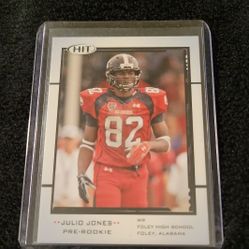 Julio Jones Pre Rookie Card