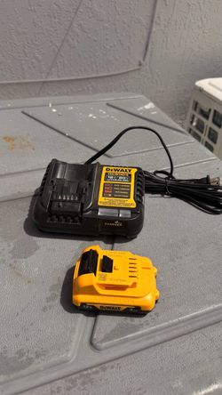 DEWALT 12V/20V Battery Charger and 12V Battery