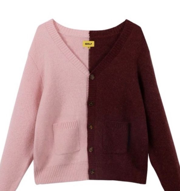 Golf Wang Split Cardigan (Pink)