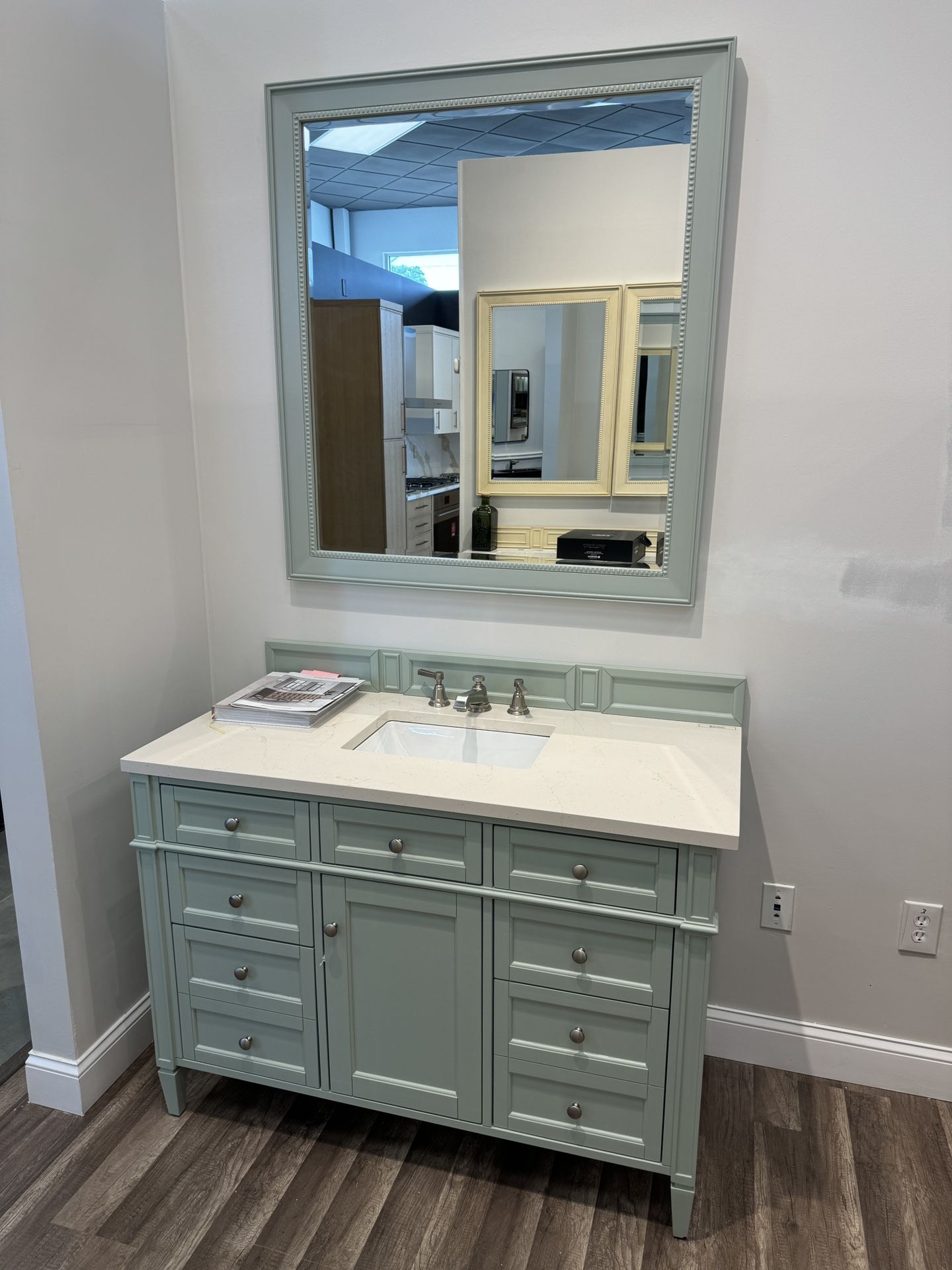 Light Blue Vanity