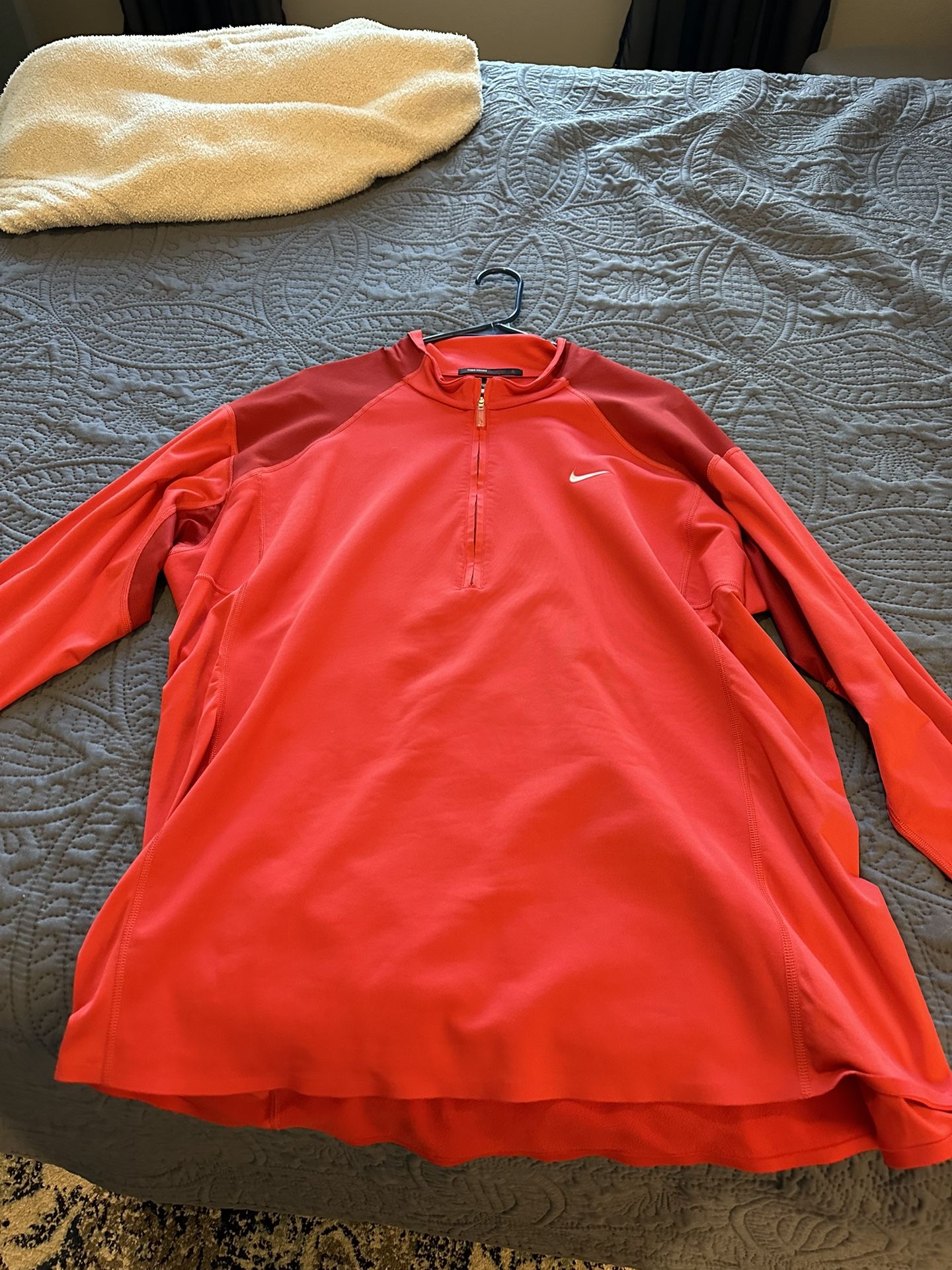 Nike Tiger Woods Quarter Zip Long Sleeve Jacket