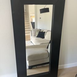 Large Black IKEA Mirror