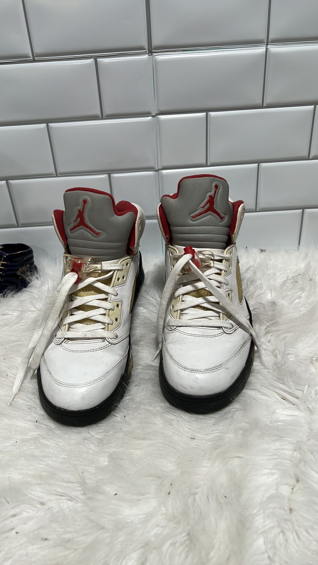 Nike Air Jordan 5 V Retro 2012 Fire Red Men size 8.5 -136027-100