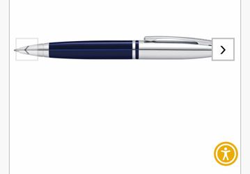 CROSS Calais chrome/blue BP pen