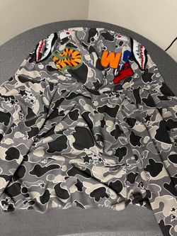 BAPE Shark Full Zip Camo Hoodie