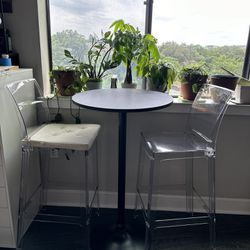 Two Seat Dining Set (3 Piece Tall Table) 
