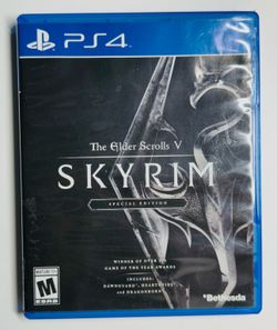 The Elder Scrolls V: Skyrim Special Edition Sony PlayStation 4 Manual/Map D019
