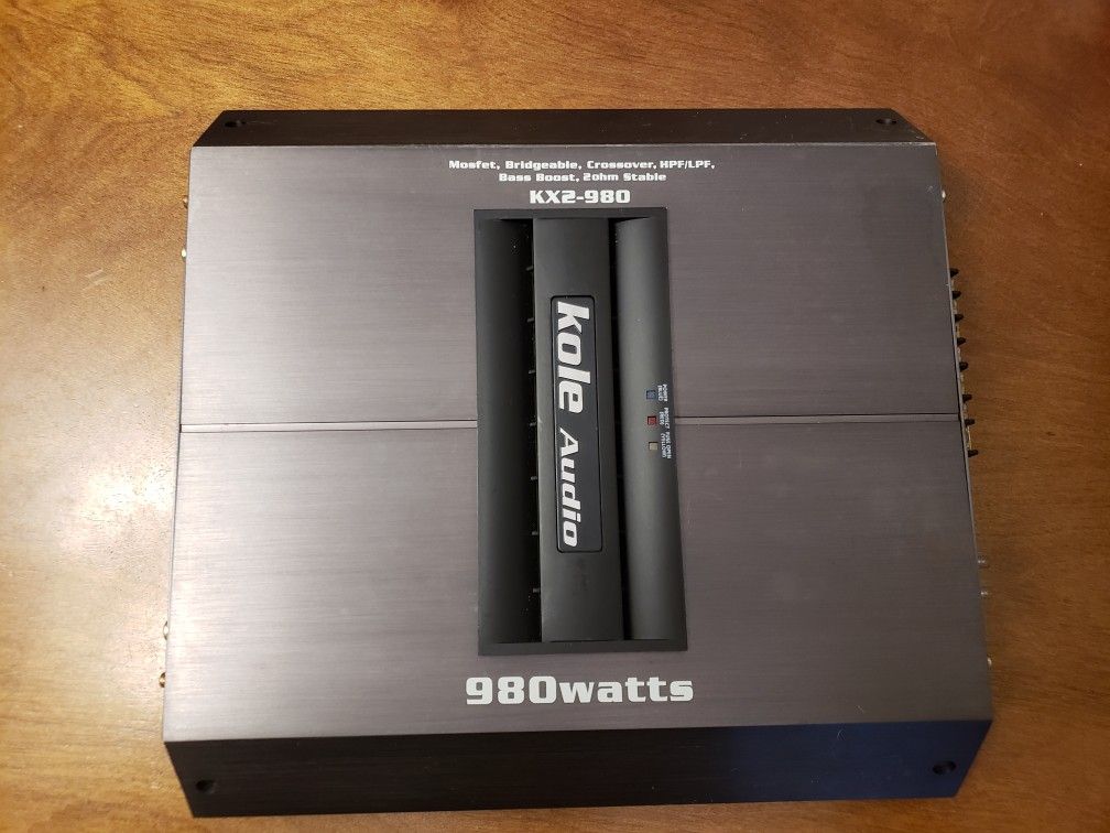 Kole Audio KX2-980 980W Max, 2-Channel Amplifier