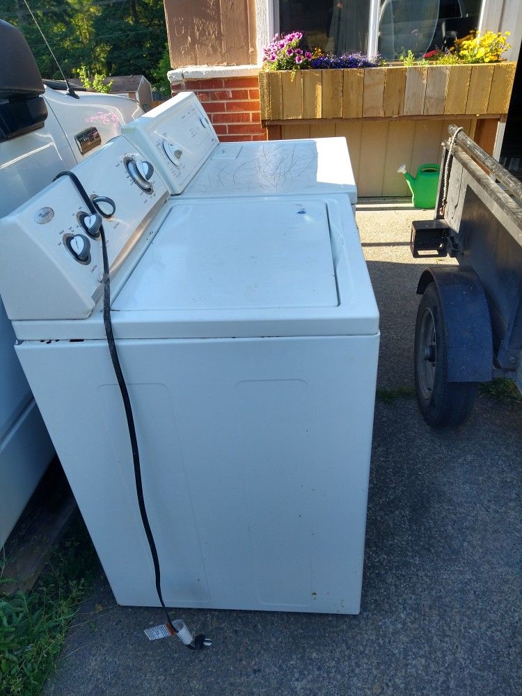 Whirlpool Washer And Dryer