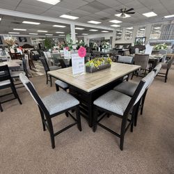 6 Pc Dining Table 