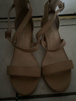 Beige heels