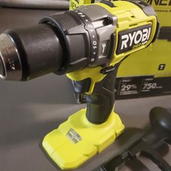 RYOBIONE+ HP 18V Brushless Cordless 1/2 in. Hammer Drill (Tool Only)