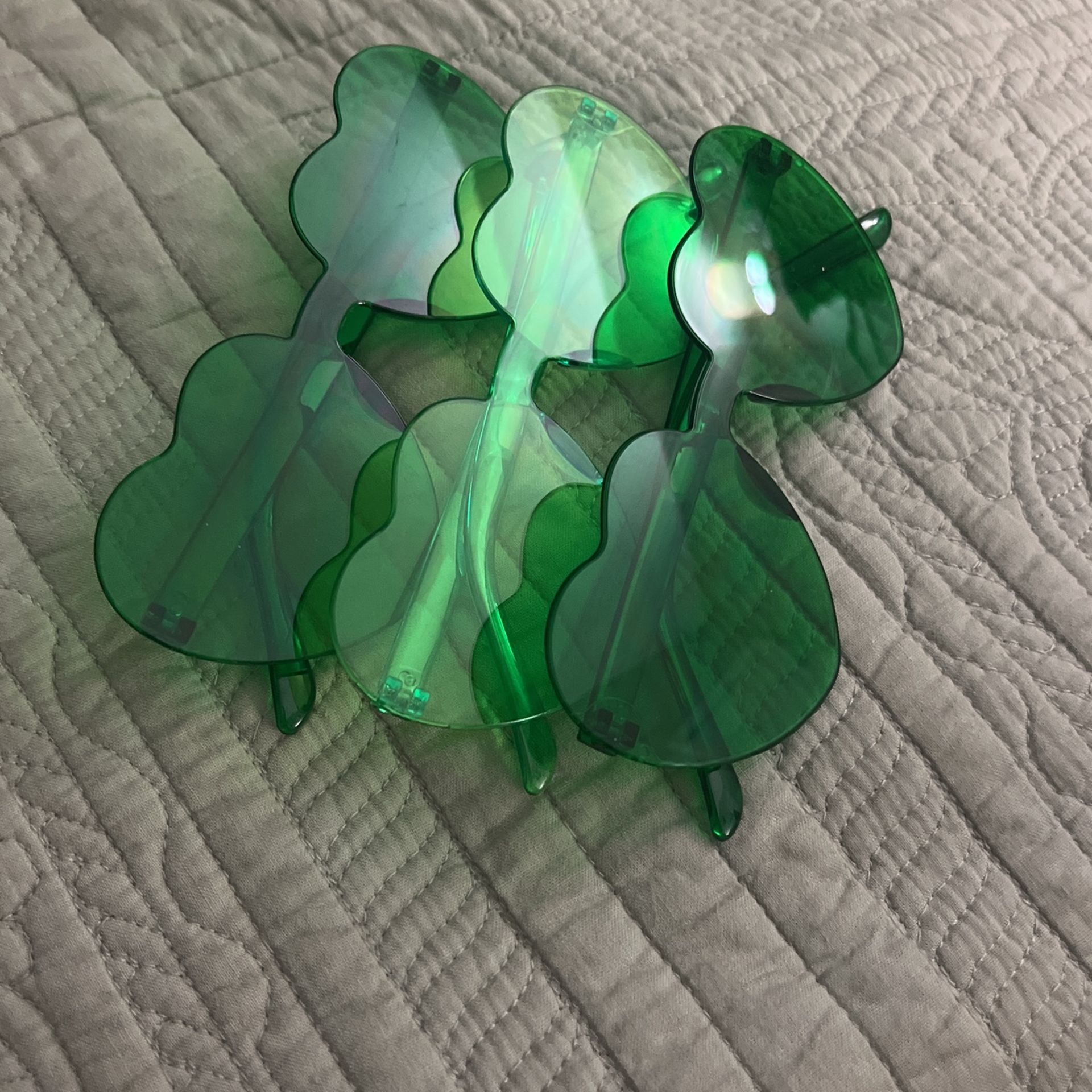 3 Green Sunglasses