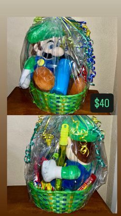 Luigi Easter Basket 🧺 