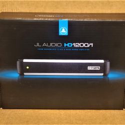 JL Audio High Definition Power Amplifier 2400 Watts HD Series HD1200/1 🚨 Payment Options Available 🚨 No Credit Needed 🚨 