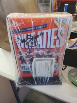 Signed Daryl Johnston Wheaties Box
