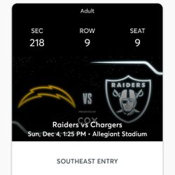 Raiders Vs Chargers 