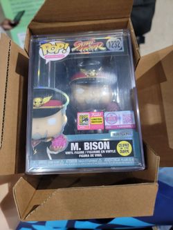 Funko Pop! Street Fighter M. Bison (Legendary) LE1500 SDCC 2026 CON STICKER