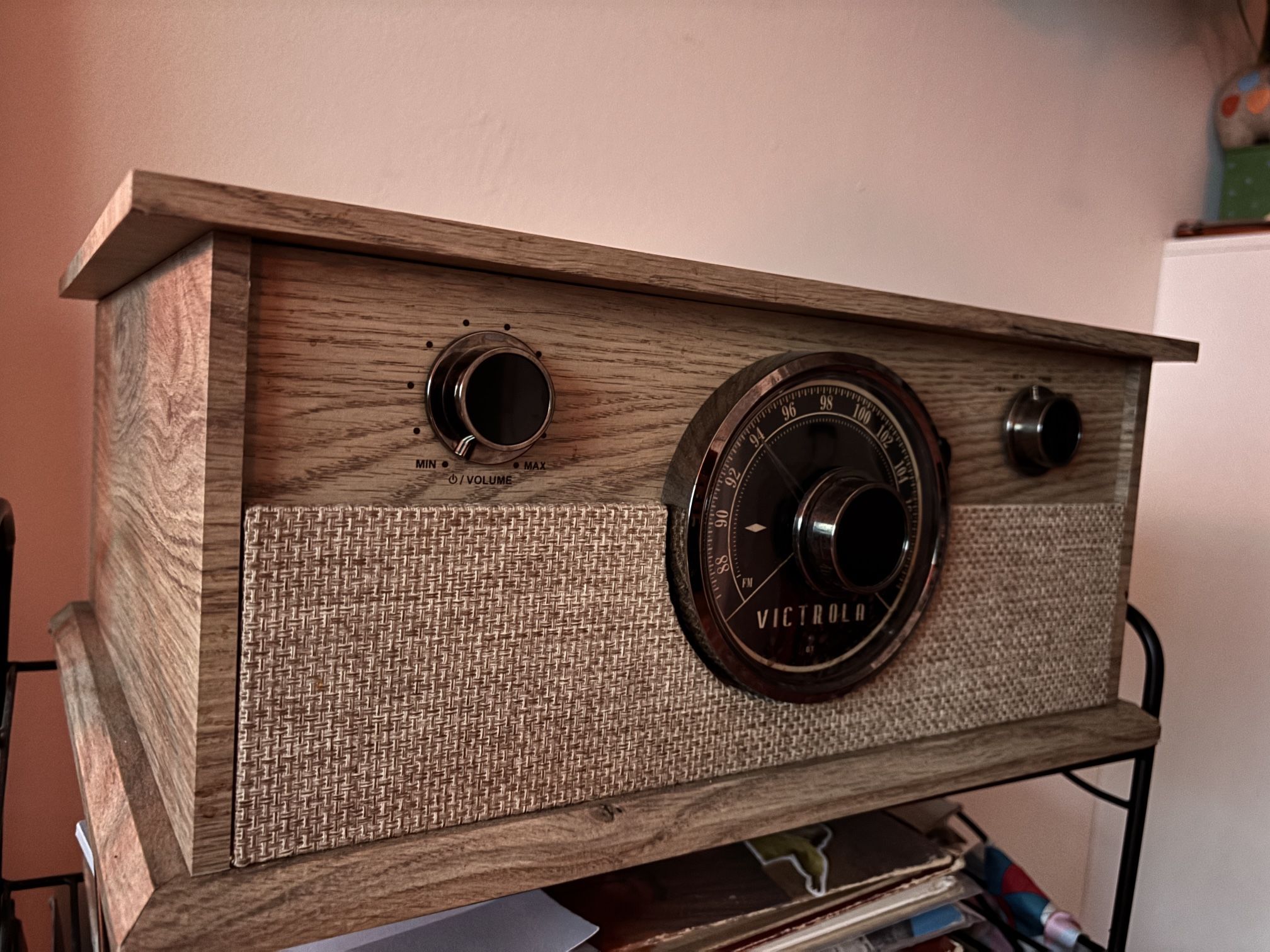 Victrola Record, Radio, Bluetooth, And AUX!