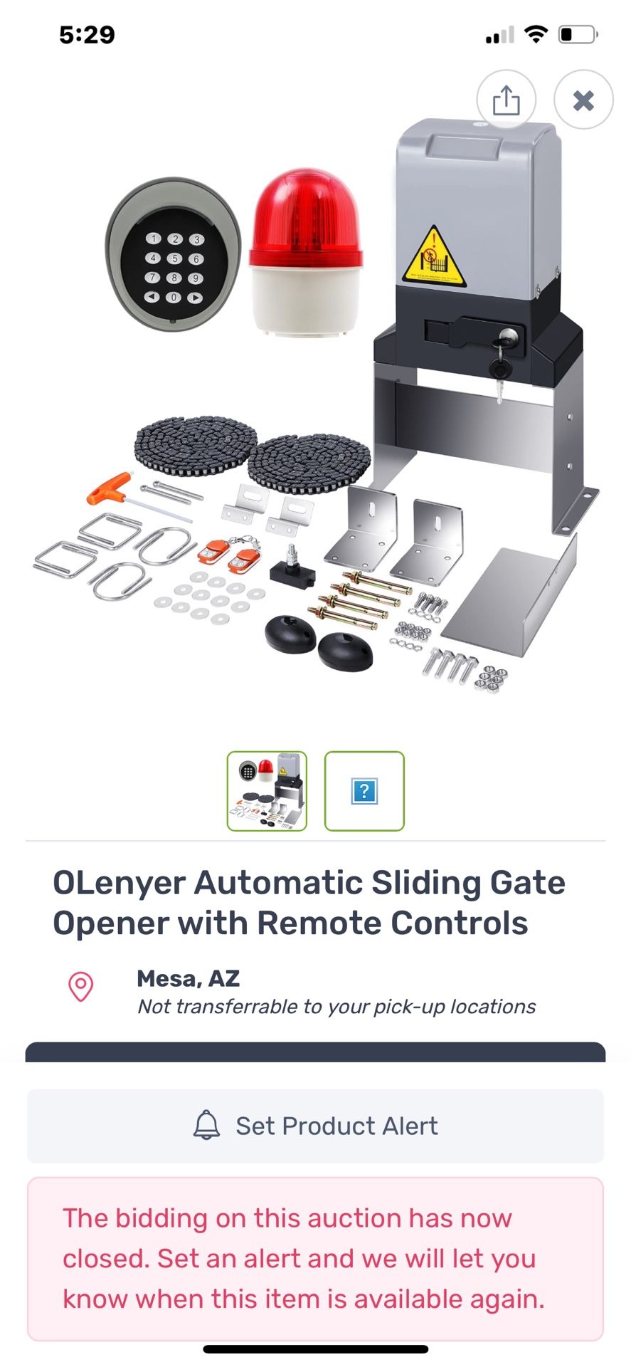 Automatic Sliding Gate Opener
