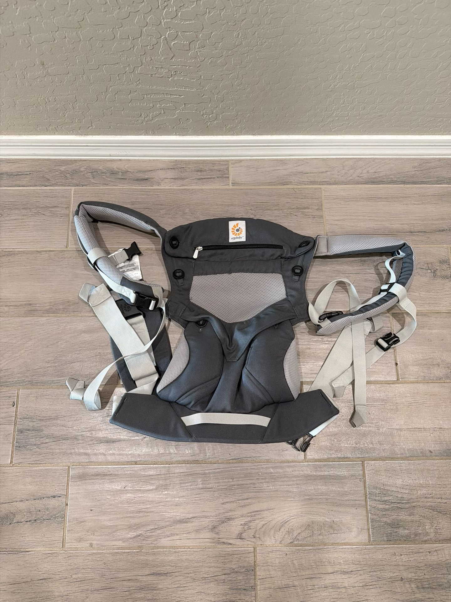 360 Mesh Baby Carrier - Carbon Grey