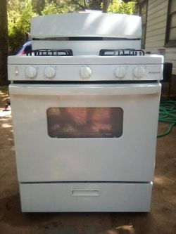 Hotpoint White Gas Stove