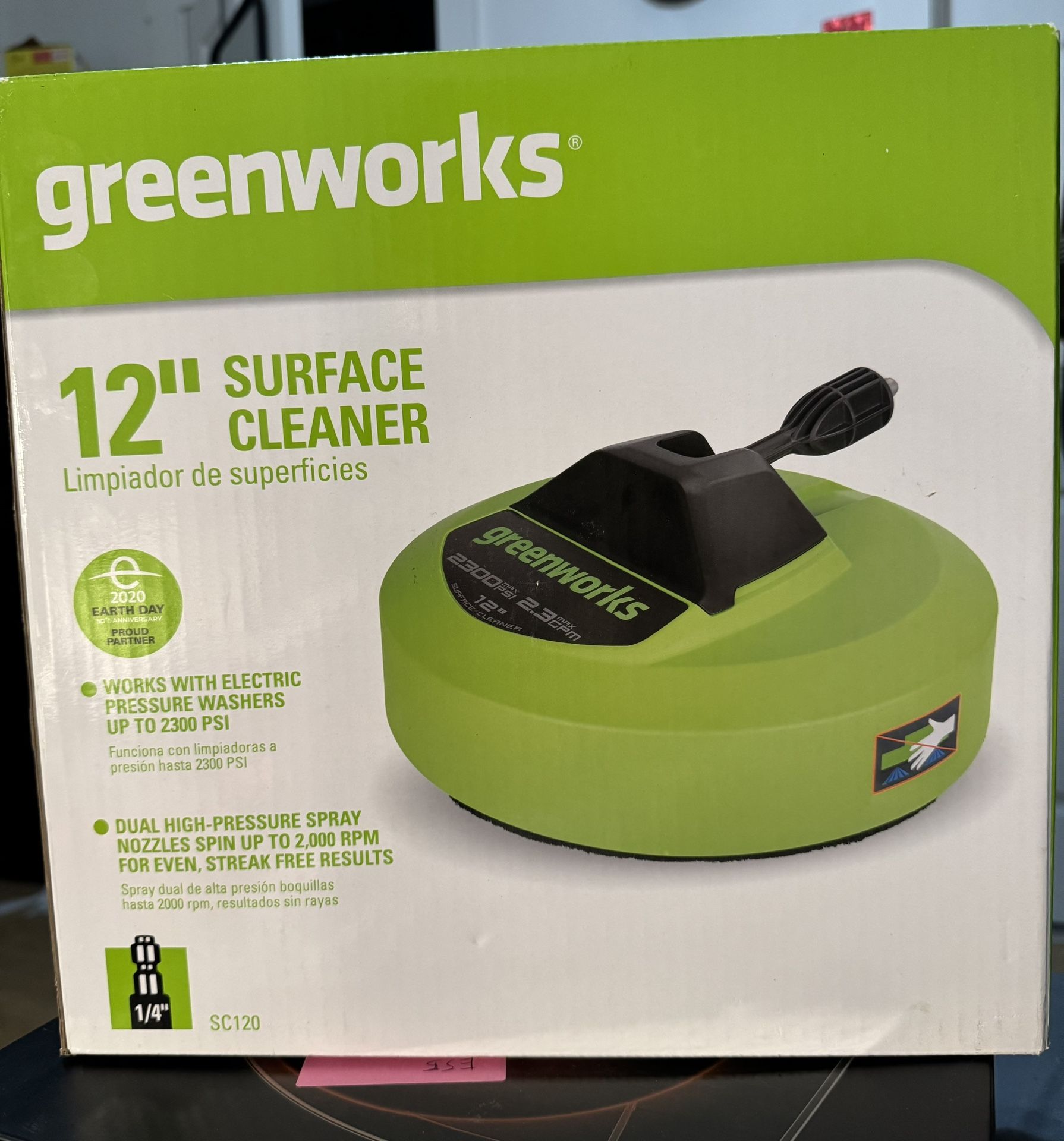 Greenworks 12-inch Surface Cleaner pressure washer attachment 