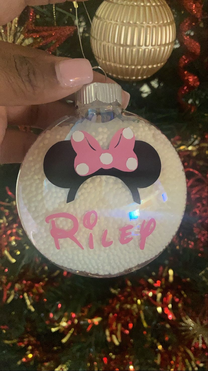 Minnie And Mickey Mouse Ornaments