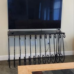 Wrought Iron Console Table 