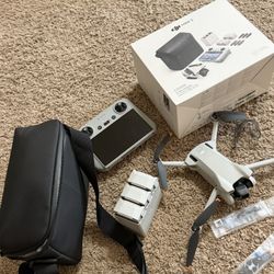 DJI mini 3 Pro Drone combo 3 batteries 249g 4k Auto Track Controller with With Screen