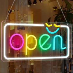 Neon Open Sign for Business