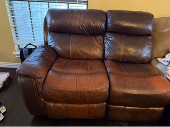 Leather sofa