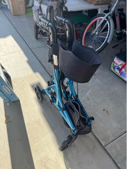 Lightweight Folding Upright Walker – Excellent Condition
