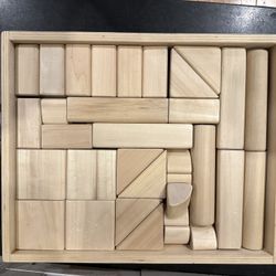 Wooden Blocks Set 64 Pieces