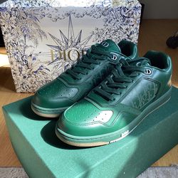 Dior B27 Low-top Sneakers Shoes in Green for Men