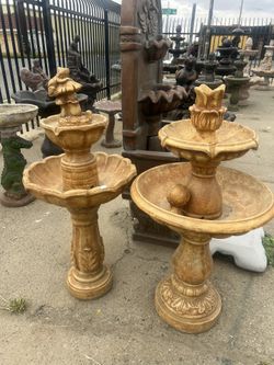 Concrete Fountains $160.00 Each One $175.00