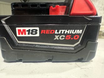 Milwaukee M18 RedLithium XC5.0 Battery