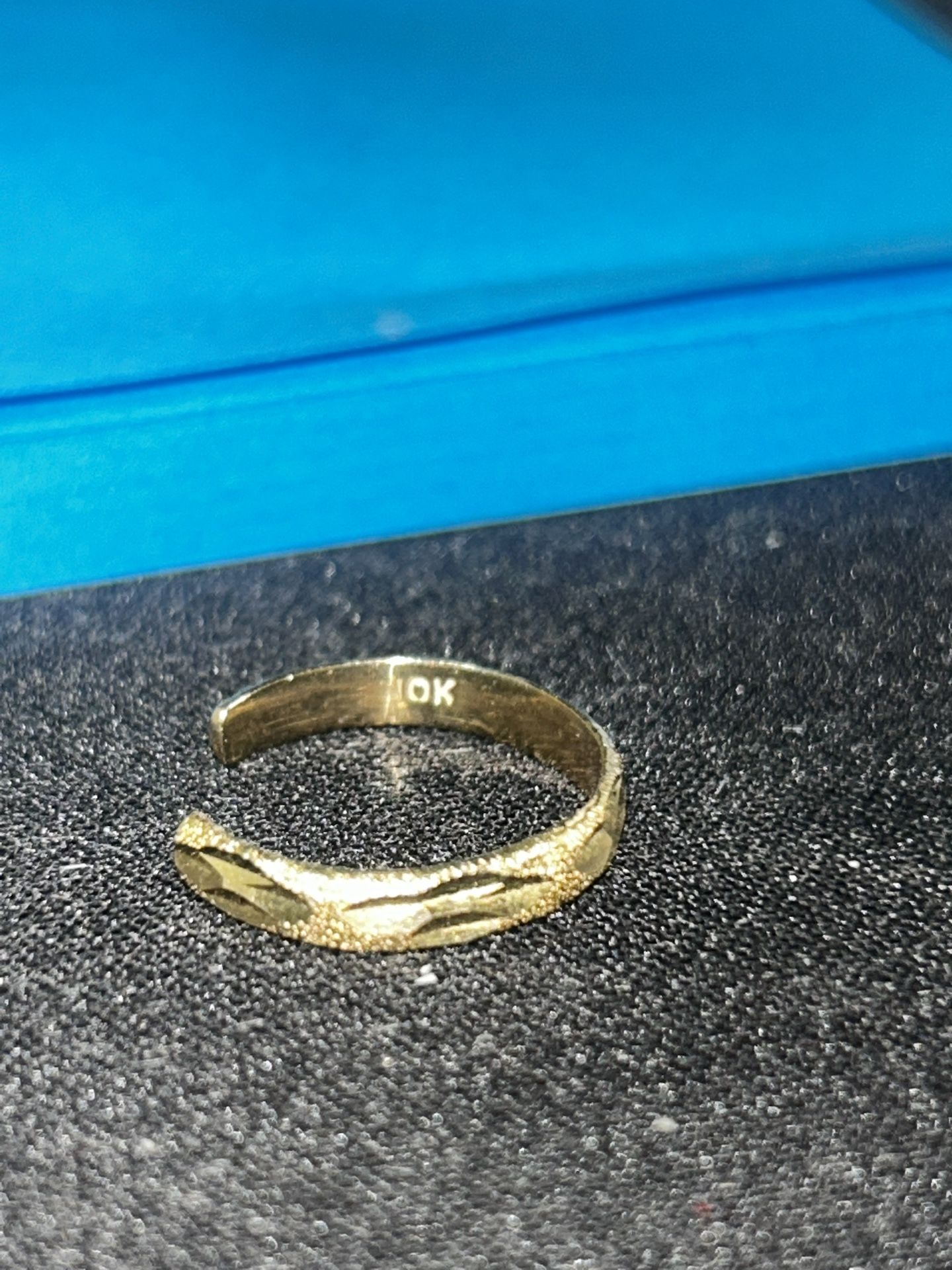 10 Karat Gold Adjustable Toe Ring