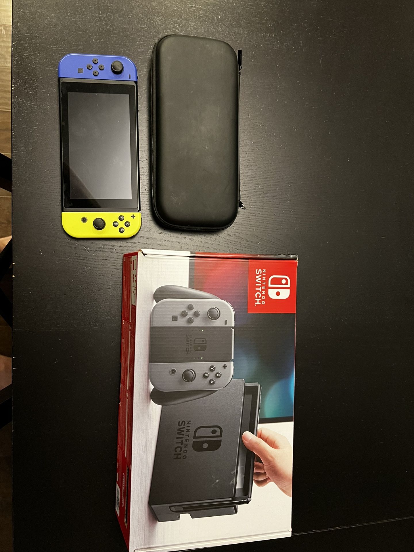 Nintendo Switch with travel case