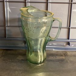 Glass Coca Cola Pitcher