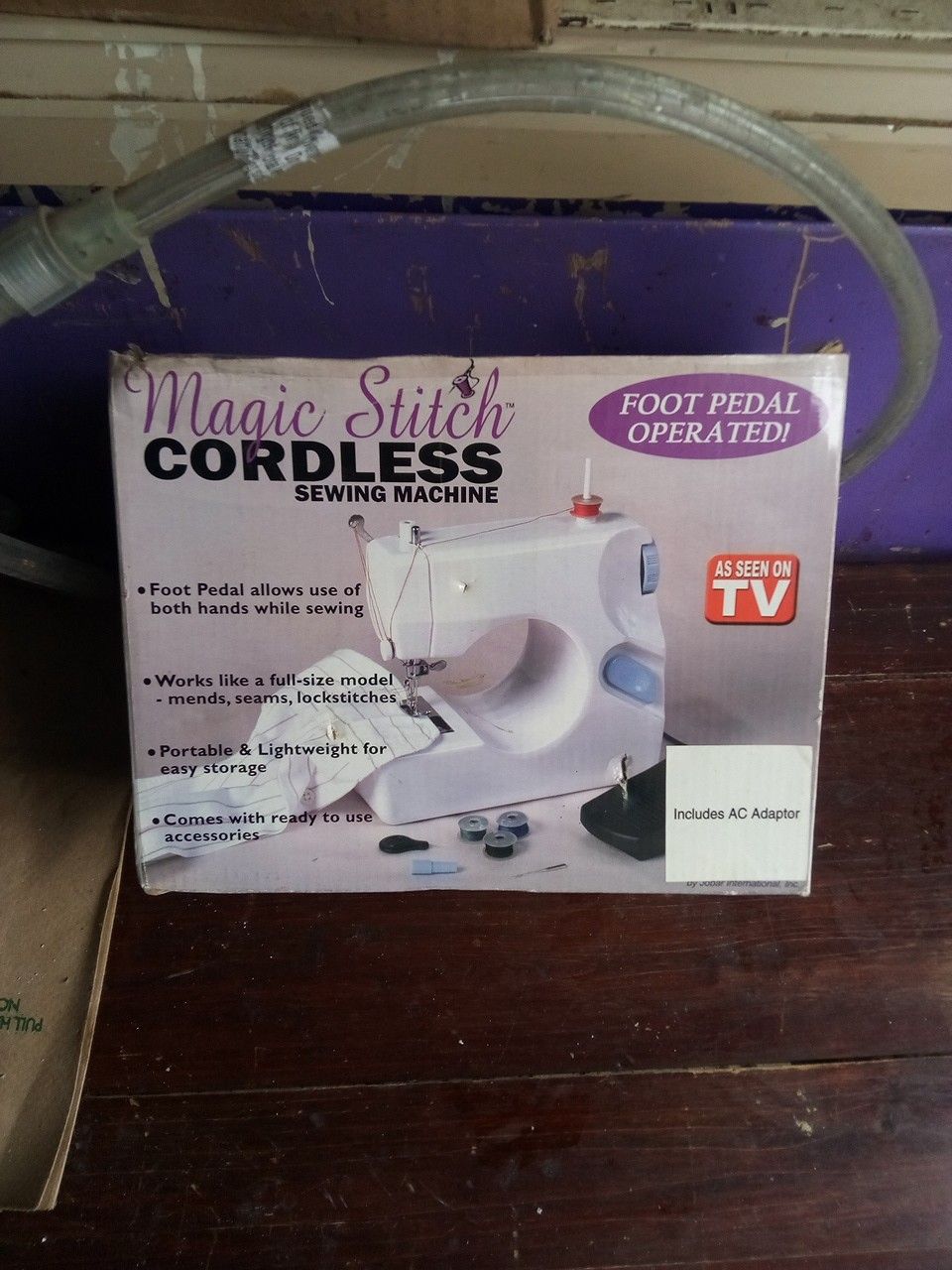 Magic stitch cordless sewing machine