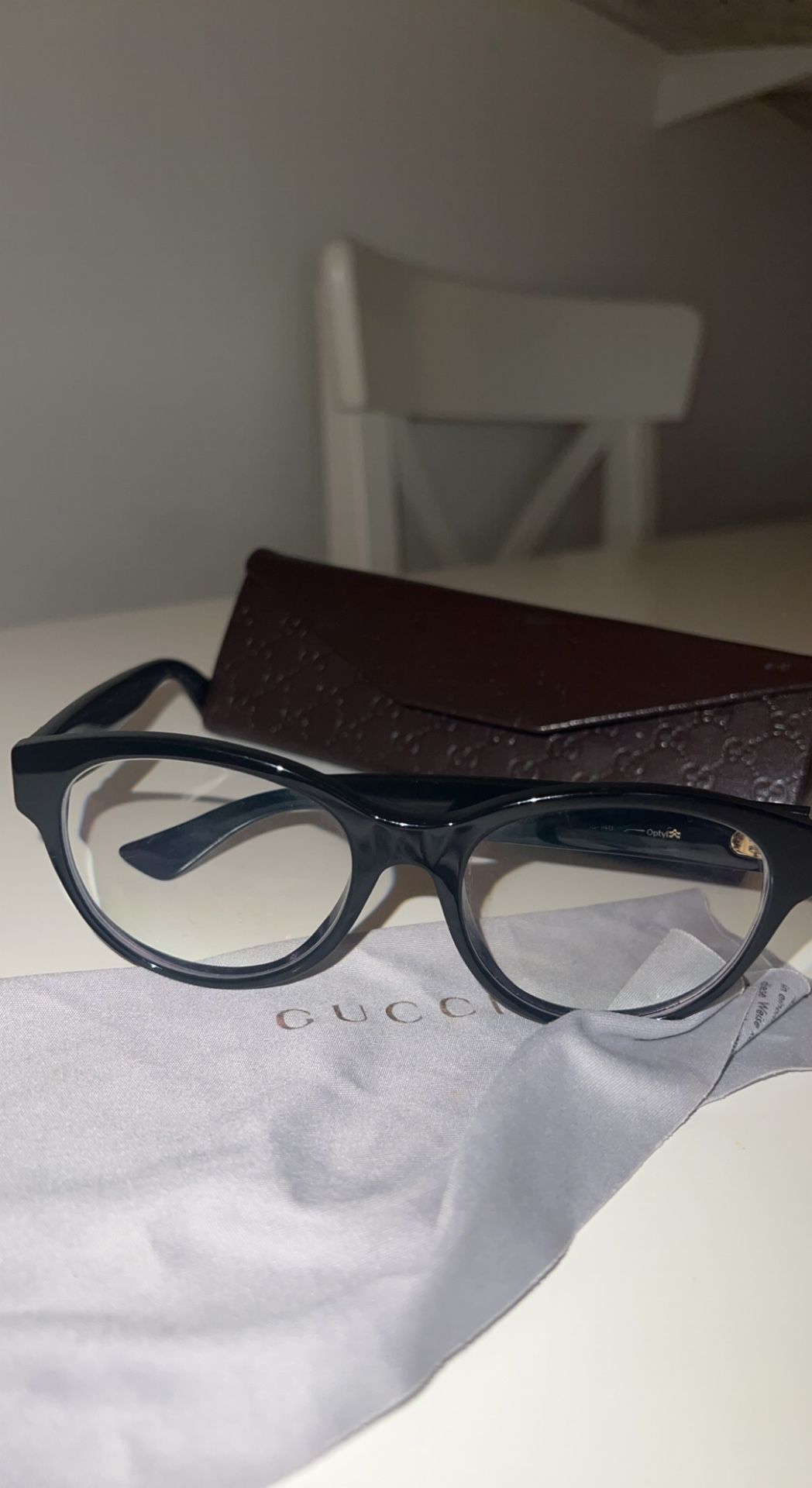 gucci optical glasses -1.75, -2.75
